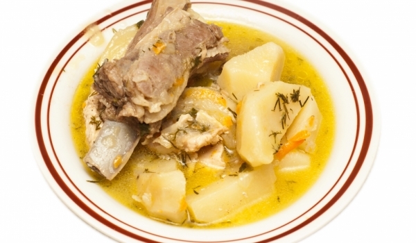Свинско варено с картофи